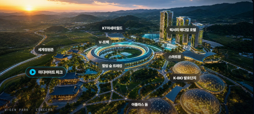 글로벌 웰니스 복합단지 'V-GEN PARK' 개발 프로젝트 착수
